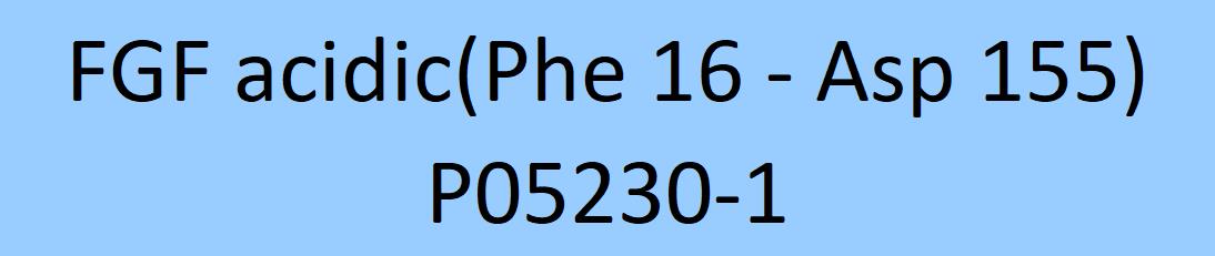 Online(Phe 16 - Asp 155 ) P05230-1