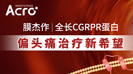 “膜杰作”全长CGRPR，助您解开疼痛密码